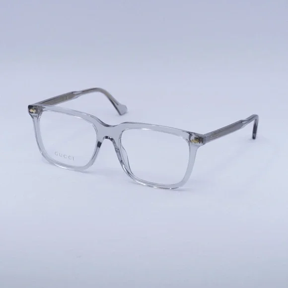 GUCCI EYEGLASSES GG0737O 016 Grey / Transparent 56mm - Picture 5 of 5